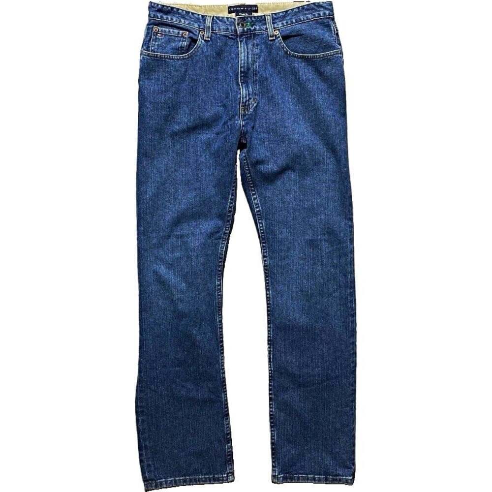 Vintage Y2K Tommy Hilfiger Mens Blue Jeans Classic Fit Straight Leg Medium Wash